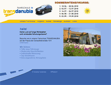 Tablet Screenshot of fahrschule-transdanubia.at